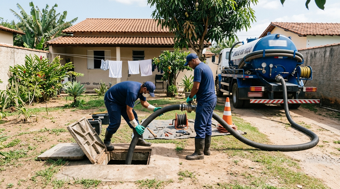 Manutenção de Fossa em São Gonçalo‑RJ
